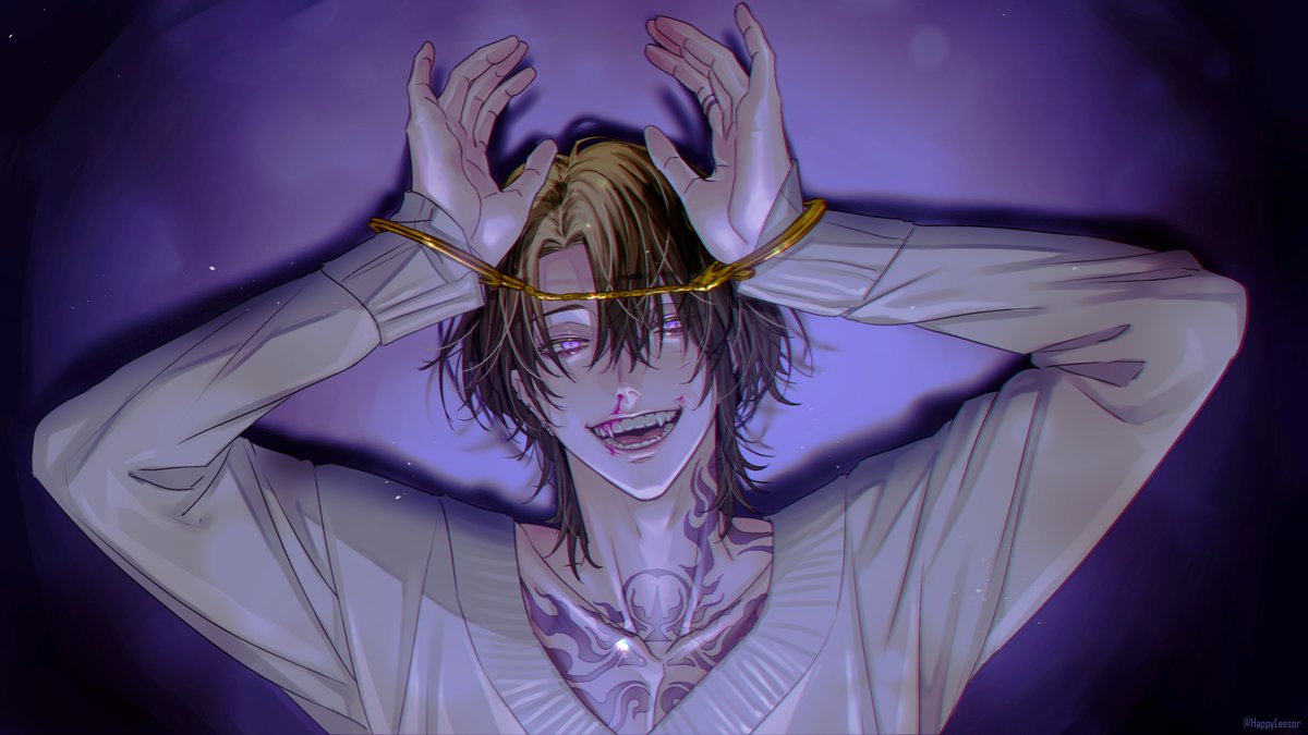 HappyLessor's tweet photo. #drawluca 
mean and evil😈 https://t.co/QnTyDiEYfm