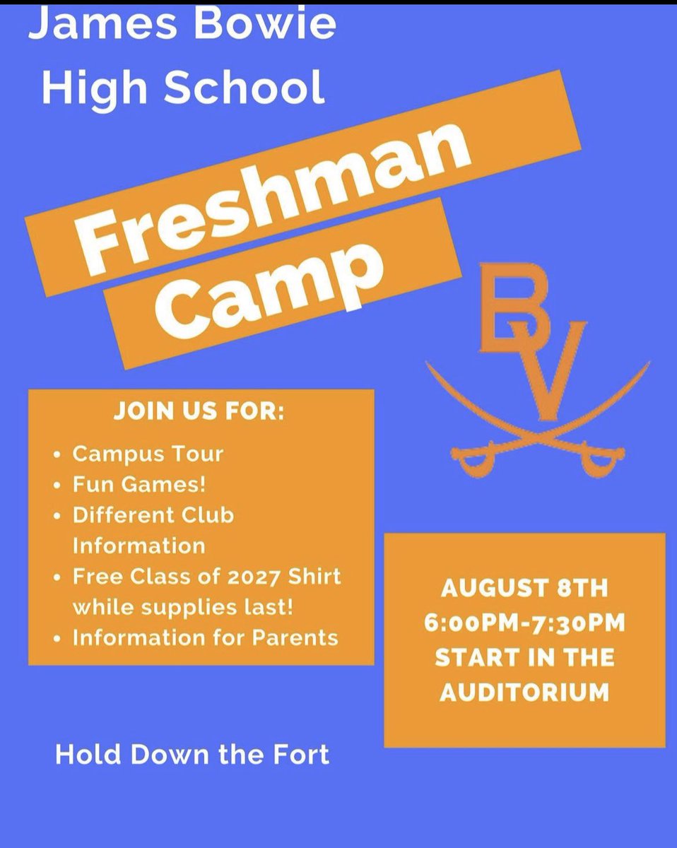 🚨We can't wait to see you and your parents Class of 2027!!!!!