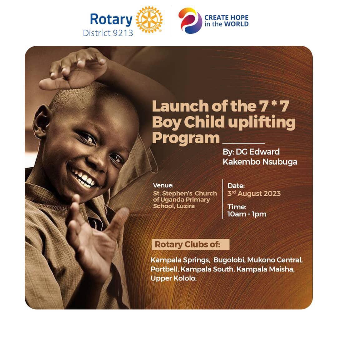 KlaSpringers's tweet photo. Creativity is motivated by the desire to achieve, not by the desire to beat others.

Join us on Thur. 3rd August as we launch the 7*7 Boy Child Uplifting program project with @DGEdwardKakembo at 10am where after we shall have the DG’s visit at Silver Springs Hotel, 6:30pm. https://t.co/Swd0lzBhzD