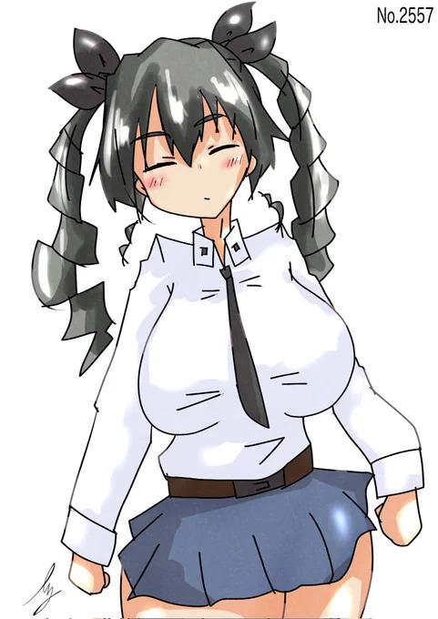[ねむねむアンチョビ]  #1日1ドゥーチェ