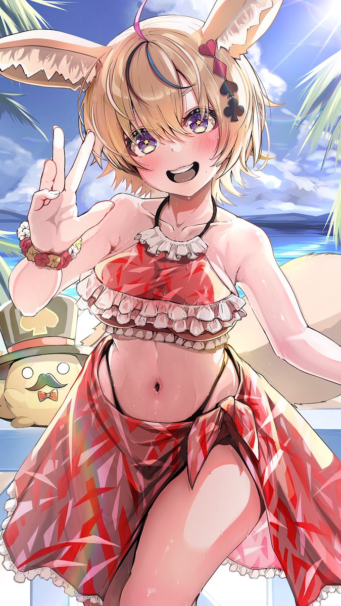 健全なの
水着がいっぱい描いた!
 #今月描いた絵を晒す 