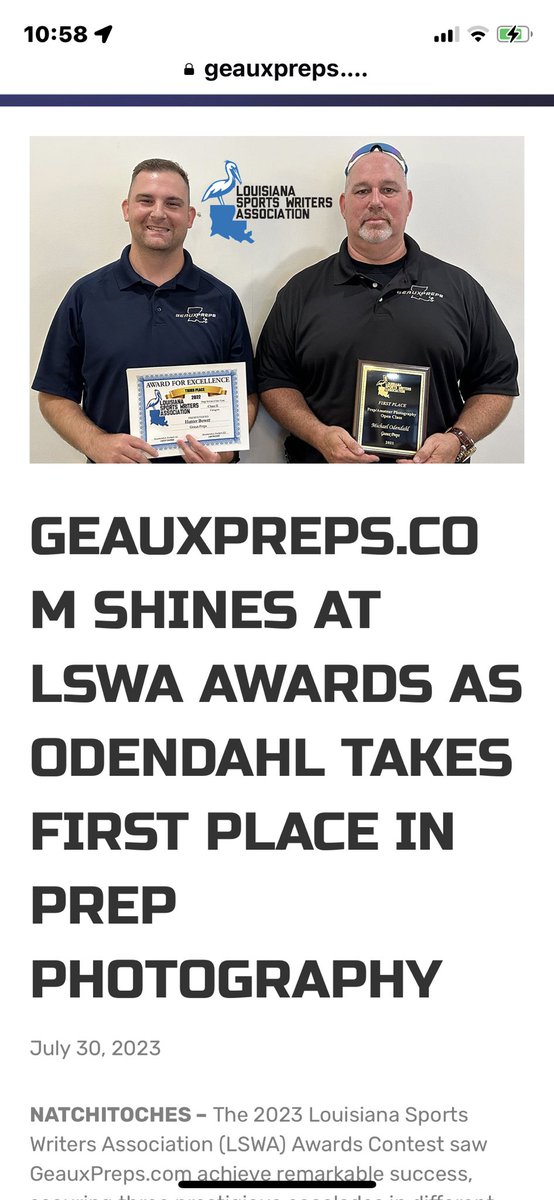 Great day for <a href="/GeauxPreps/">GeauxPreps</a>