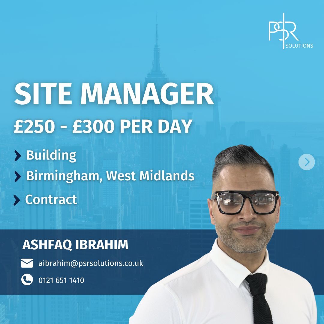 PSR_Solutions's tweet photo. Check out this week's Building roles and click the links below to find out more!

👷‍♂️Freelance Site Manager
https://t.co/i2UNDAPs5T 
🏗️Site Manager 
https://t.co/uXtGIVOBse
🏢Site Manager (Birmingham)
https://t.co/OzIjeFFzCE 

#Building #BuildingJobs #Construction https://t.co/w81z0JML4G