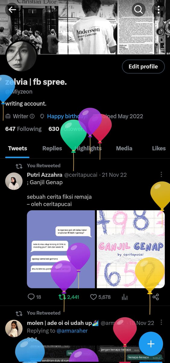 iMiyzeon's tweet photo. yey balon https://t.co/0VP7LALKdf