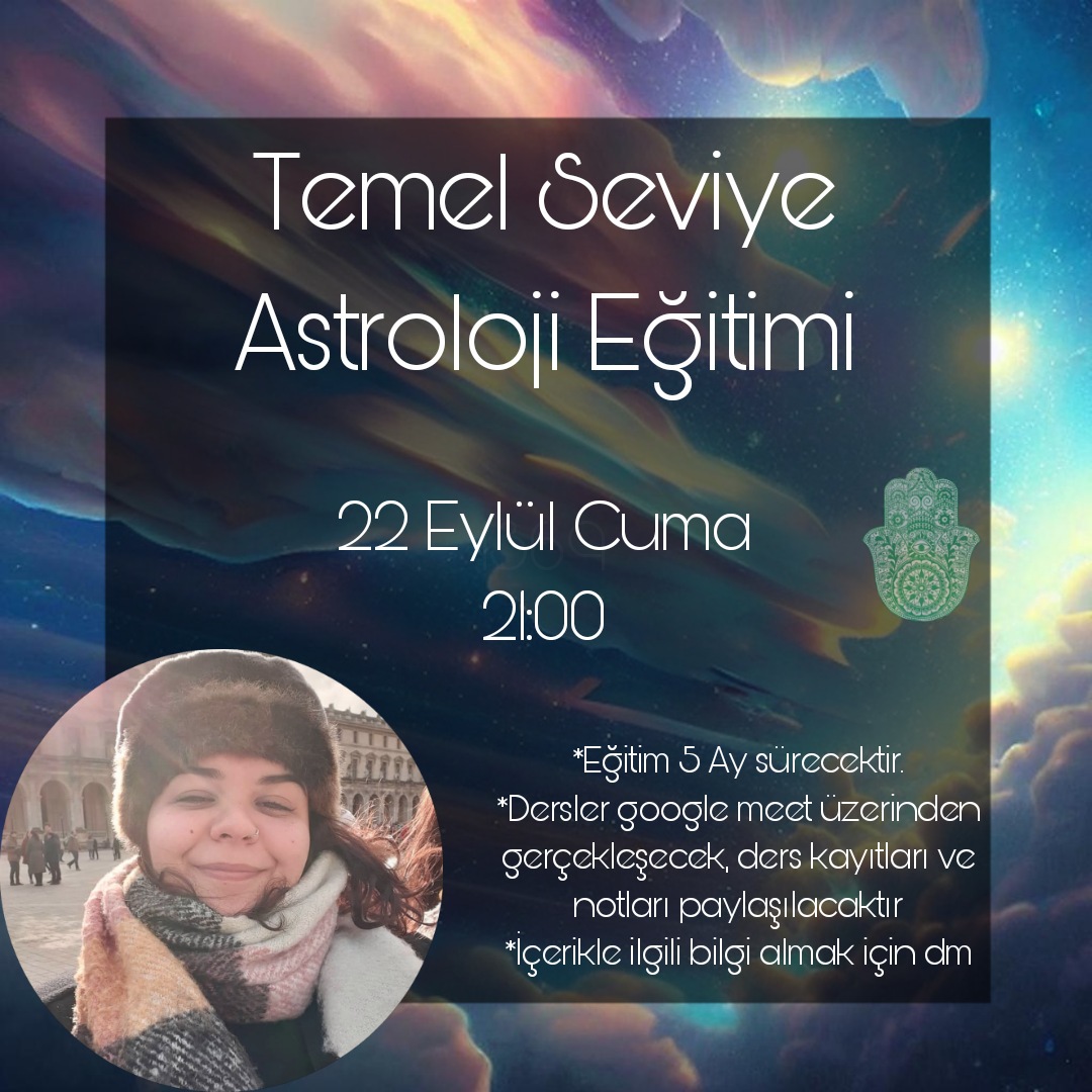Temel seviye astroloji eğitimimiz nihayet başlıyor :) bilgi için dm atınız