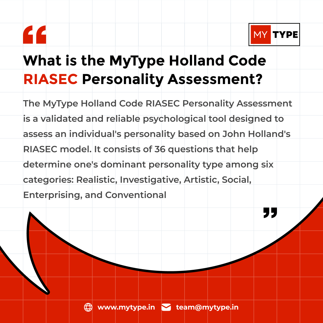 mytypenetwork's tweet photo. Discover Your MyType: Unveiling the RIASEC Personality Assessment! Let us guide you through this transformative journey of self-discovery!

Know Your Personality Type: https://t.co/SyL1VGceNI

#MyType #MyTypeAssessment #RIASEC #PersonalityAssessment #HollandCode #CareerGuidance https://t.co/3XWQDYoTtk
