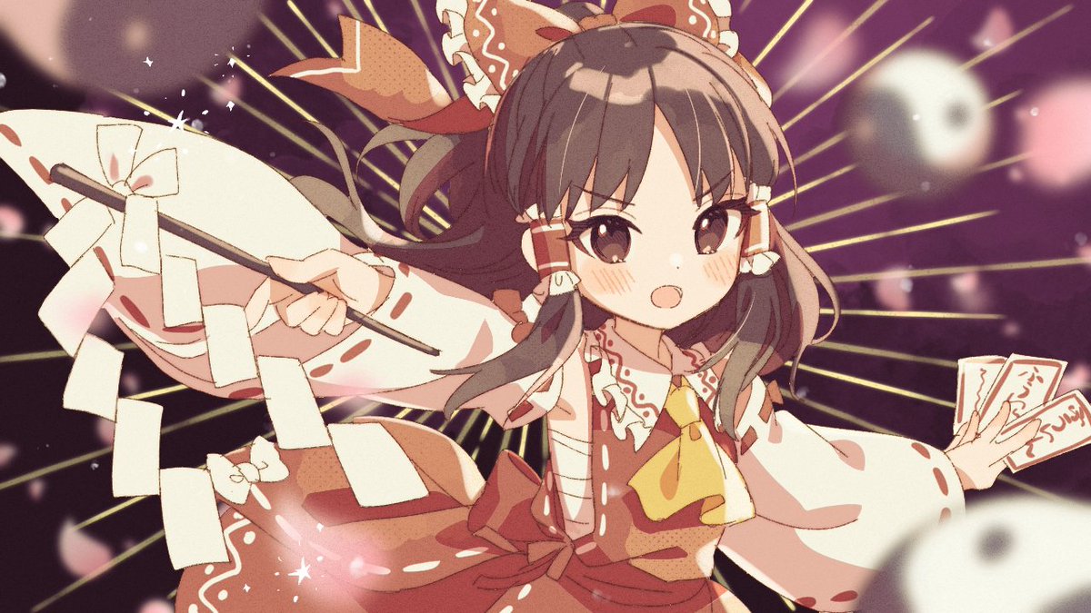 巴マミ 「横長画面の隙間を埋めようと両腕を広げたりしがち」|囚🐰🥚🍀のイラスト