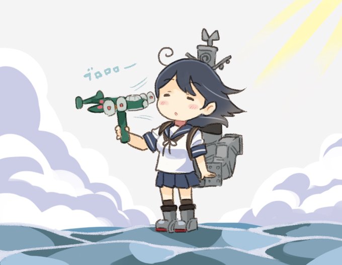 「ushio (kancolle)」Fan Art(Latest｜RT&Fav:50)｜2pages