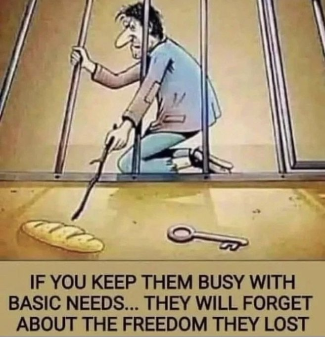 WallStreetMav's tweet photo. It sort of feels like that is what they are doing to people doesn't it? https://t.co/VJLjrPZqpa