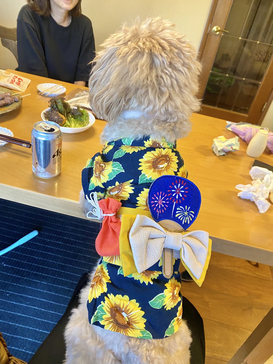 comani_rita's tweet photo. 去年から着てるこの浴衣がとてもお気に入り〜〜🧸🌻世界一浴衣似合うよ！！だいすきだよ！！！！！！ https://t.co/OapSa2XNh5