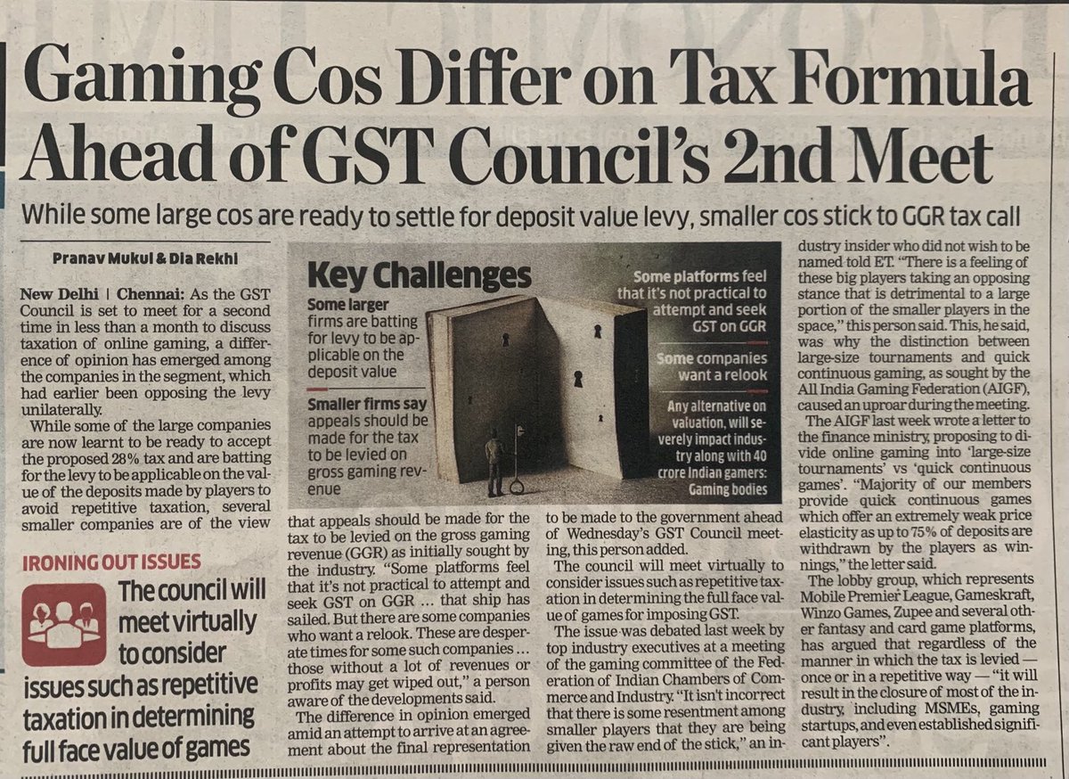 sanjay_kaul's tweet photo. Aiming for a distinction between ‘large size tourneys’ and ‘quick continuous gaming’ when you haven’t been able to sell the difference between pure gaming and wagering is very unlikely. https://t.co/j7weSuzvPh