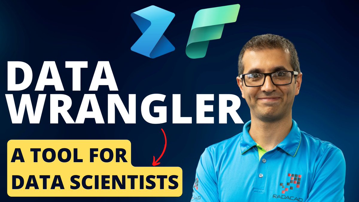 Today I explained #DataWrangler in #MicrosoftFabric What it is, how to use it, and an example of it in my latest article and video here:
radacad.com/fabric-data-wr…
#Fabric #DataScience #FabricDataScience #DataSicentist #Python #DataWrangling #DataCleaning #DataPreparation