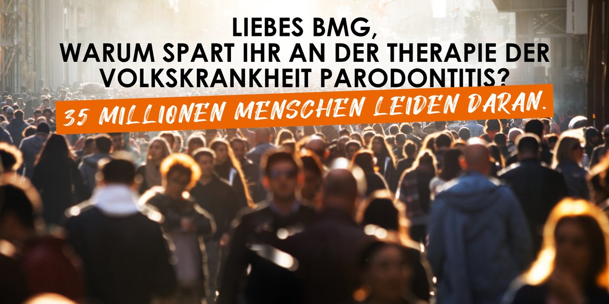 zaekmv's tweet photo. #Diabetes oder #Herzinfarkt: Viele Krankheiten hängen mit #Parodontitis zusammen. Deshalb gefährden die Sparmaßnahmen des @BMG_Bund bei der Parodontitis-Behandlung nicht nur die Zähne, sondern die #Gesamtgesundheit der Patienten. https://t.co/Omw5MhJD6U