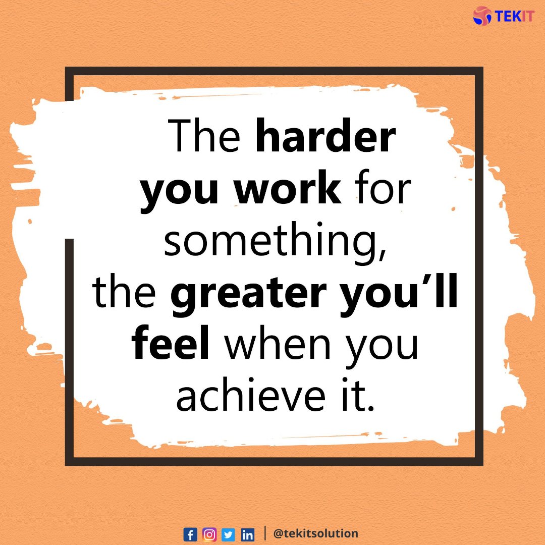 tekitsoftwares's tweet photo. #Monday Motivation 

#motivation #MondayMotivation #MondayVibes #Motivate #tekit #tekitsolution #tekitsoftware #mondaymood #hardwork #work #achieve #achiever #mondaymorning #Ujjain #JaipurExpress #GameChanger #KotaBommaliPS #ZindaBanda #MLC2023 #BirthMonthVibes @TekitSolution https://t.co/ePDQhfsI5q