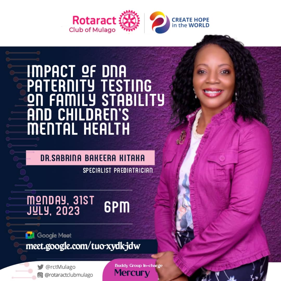 DNA paternity testing comes with lasting consequences that go beyond the test result. Are we mentally prepared for these consequences? Join us this evening, at 6 pm as we learn more with Dr.@SabrinaKitaka meet.google.com/tuo-xydk-jdw