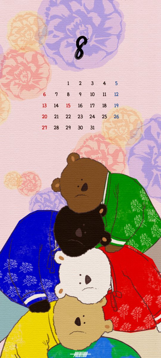 pollution_1029's tweet photo. 8월 달력🇰🇷
August Calendar Wallpaper

#한국 #한복 #8월 #8월달력 #그림 #일러스트 #한국패션 #pollution #streetstandard #shop1029 #polar #korea #hanbok #August #wallpaper #drawing #illustration #koreanfashion
https://t.co/LSkXI0YIRR
https://t.co/VNdXzzhngV
https://t.co/TuTl0kRD68 https://t.co/qZBnoZ57PM