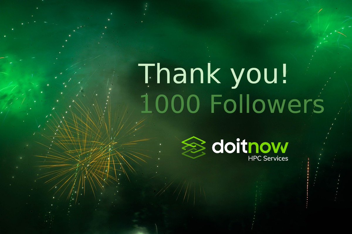 DoItNow_Tech's tweet photo. 💚 We are happy to celebrate the last day of July achieving the #1000Followers milestone on LinkedIn 🎆🎉🎉

👥👥 Thank you all #DoITNow followers and #HPC enthusiasts! and welcome to the next stage of #HighPerformanceComputing

✅ https://t.co/3CN2DlgqsK
#ByeByeJuly #SummerVibes https://t.co/LzeMGKOIeu