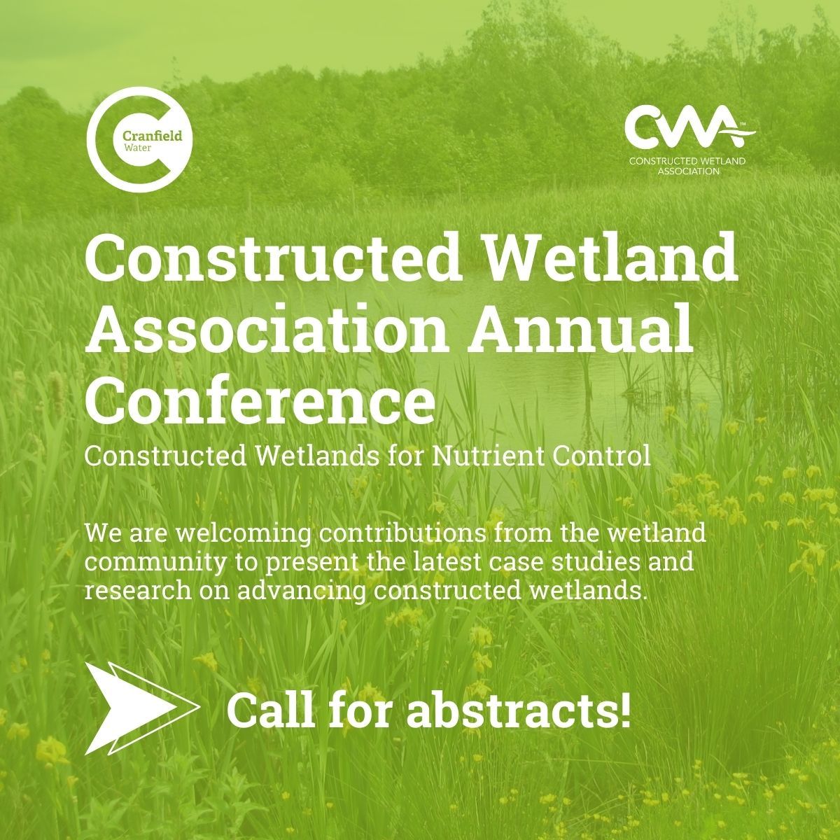 Are you part of the wetland community? If you're involved in new research or have a case study that you would like to share, submit your abstract to us by Friday 4 August:
bit.ly/43NtQf5