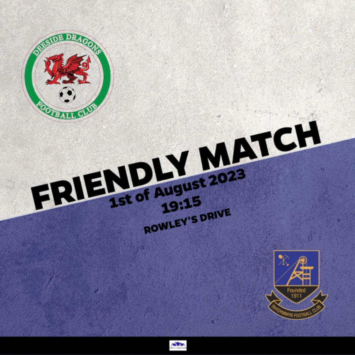 Our third outing of pre-season takes place tomorrow 💪

Rowley's Dr
CH5 1PU