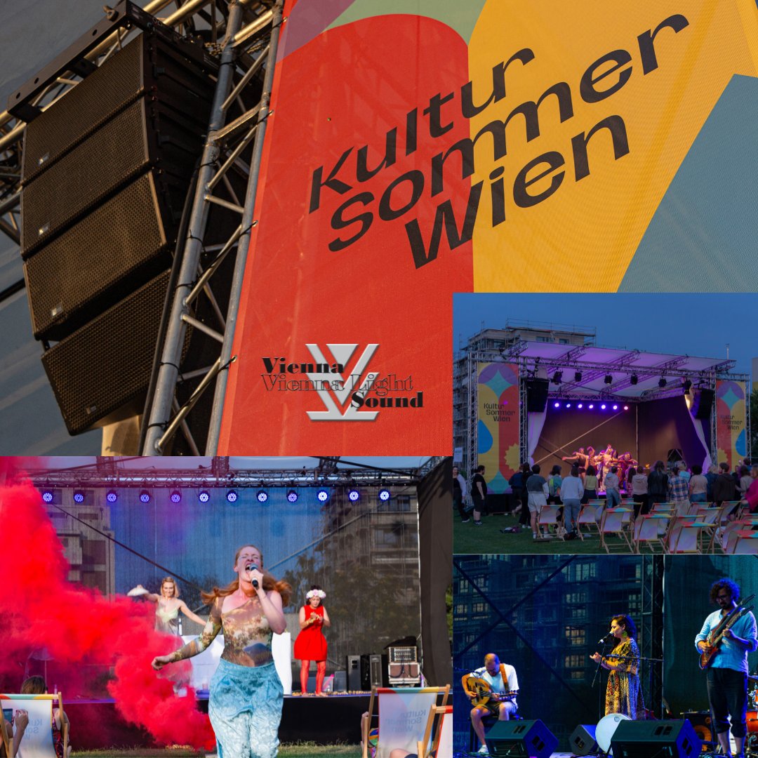 Vienna_Sound_VL's tweet photo. VSVL betreut einige Bühnen vom Kultursommer/Stadt Wien.
Alle Infos  zum Kultursommer https://t.co/QLJSMXyYrN

 #VSVL #ViennaSoundViennaLight #Eventtechnik #Veranstaltungstechnik #Bühnenbau #Bühnentechnik #Tontechnik #Lichttechnik #Event #OpenAir #Rigging #LEDWALLS #Videowalls https://t.co/EAXd12ZNli