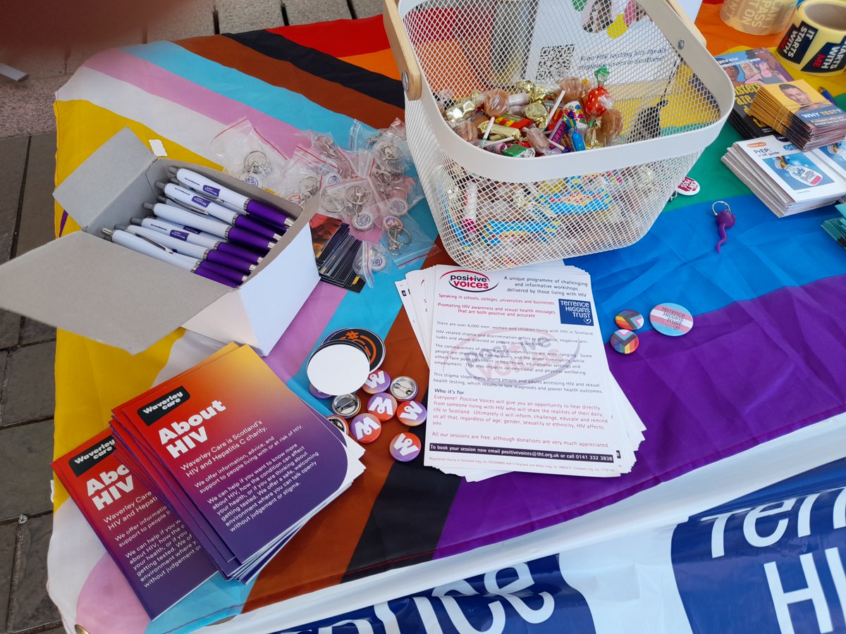 WaverleyCare's tweet photo. We had an amazing time at this year’s #lanarkshirepride with our friends @THTScotland on Saturday, and it was lovely to be able to share a bit about our work with @HumzaYousaf!
Thanks to all the organisers for having us there and making it such a great event! https://t.co/Qoncmo2WbA