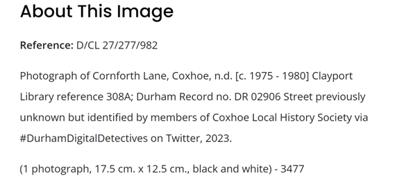 TheStoryDurham's tweet photo. Thanks to our recent #DurhamDigitalDetectives we have been able to update and add knowledge to a number of our online catalogue entries, such as D/CL 27/277/982: https://t.co/SY56JMNOPC identified by @CoxhoeHistory. Thanks to all involved, hopefully we can identify a few more π΅οΈ https://t.co/FMxMhGN5Hx