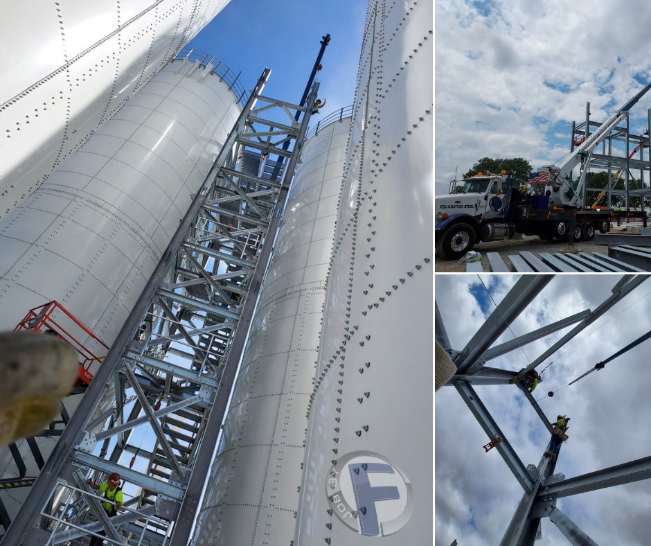FoundationSteel's tweet image. Our #UnionIronworkers & #UnionOperator are having a great time at Church and Dwight in Old Fort, Ohio working with Titan Mechanical Inc.