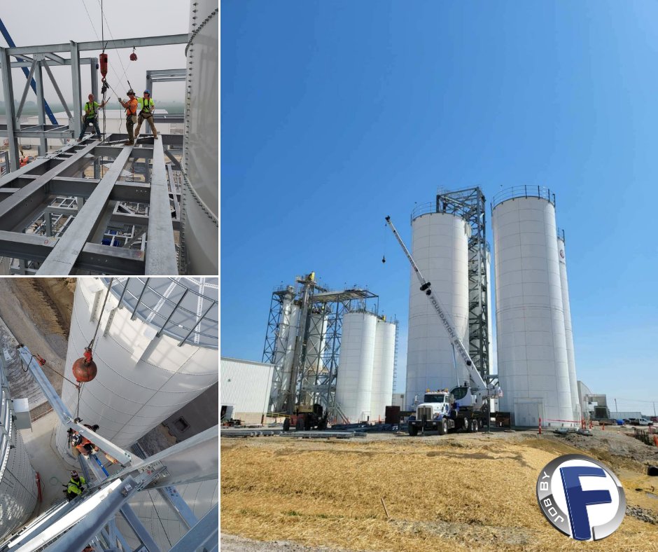 FoundationSteel's tweet image. Our #UnionIronworkers & #UnionOperator are having a great time at Church and Dwight in Old Fort, Ohio working with Titan Mechanical Inc.