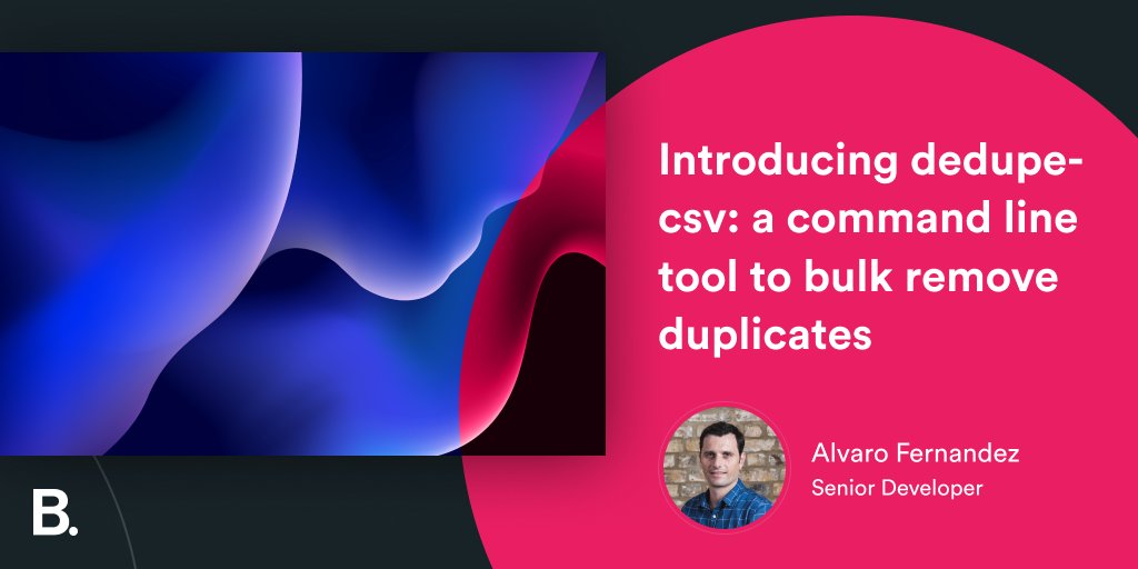SEOs are having to process and analyse datasets of ever-increasing proportions. With innovation front of mind and in the absence of a perfect solution in this case, we built our own command line tool: dedupe-csv. Check it out! buff.ly/3KIxArJ