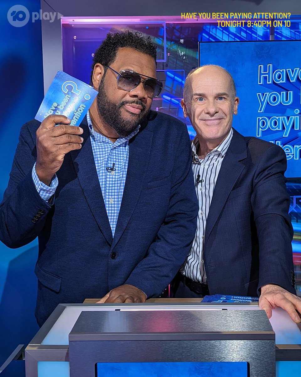 Have these five been paying attention? Tune into Channel 10 at 8:40 when @fatmanscoop and I put them to the test. #HYBPA