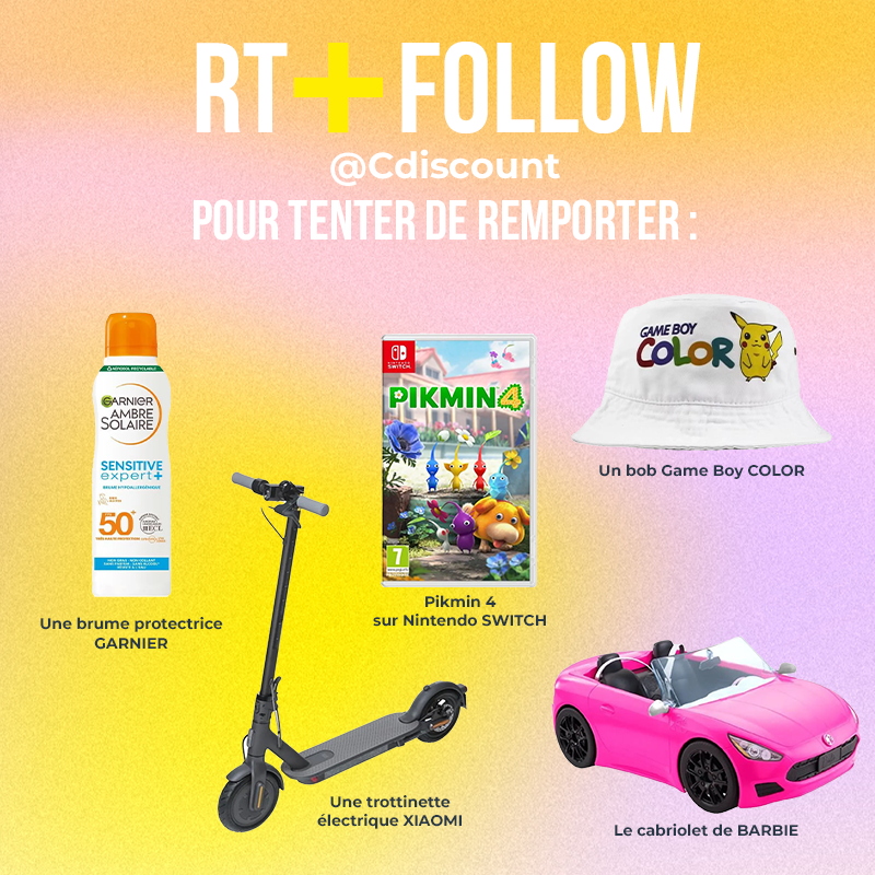 Cdiscount tweet media