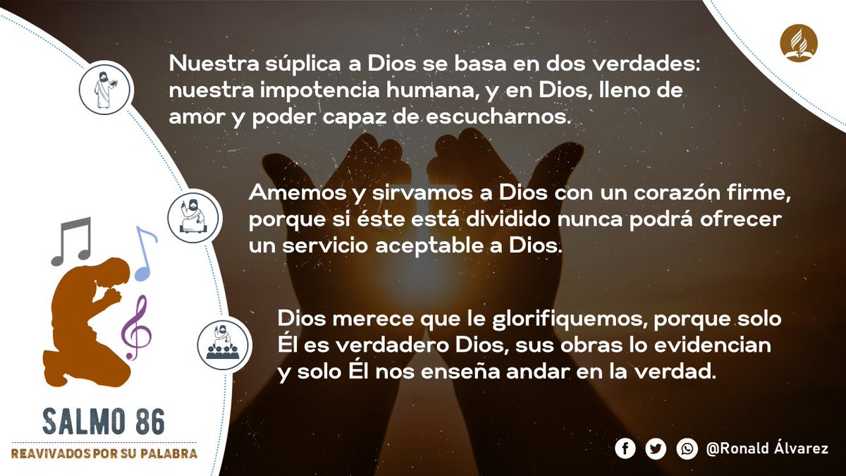 RonaldlvarezTo1's tweet photo. #rpsp #PrimeroDios
#Salmo86 https://t.co/0h7AdGReM8