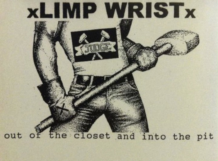 Je pense à lui ( ce visuel des géniaux Limp Wrist, légendes du punk hardcore queer)

limpwrist.bandcamp.com/album/facades
#adhavetFM