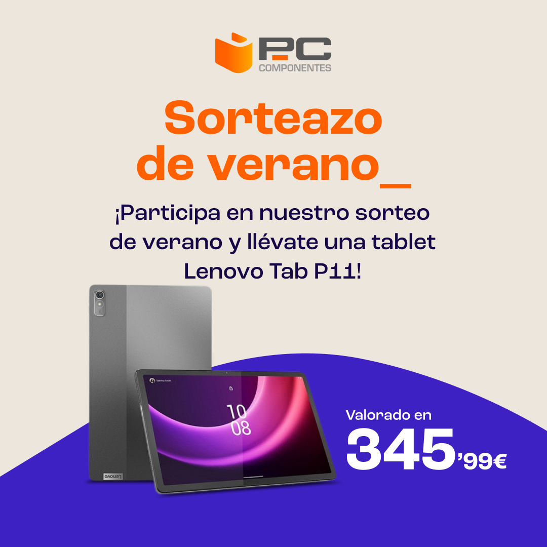 pccomponentes's tweet image. ☀☀☀¡𝐏𝐑𝐈𝐌𝐄𝐑 𝐒𝐎𝐑𝐓𝐄𝐀𝐙𝐎 𝐒𝐄𝐌𝐀𝐍𝐀𝐋!☀☀☀

😱 ¡Llévate esta Lenovo Tab P11 valorada en 343.99€ !

☝️ Me gusta🧡 a este post y síguenos
✌️ Comenta completando la frase `PcComponentes quiero la Tablet en ... (junto al lugar en el que vives)