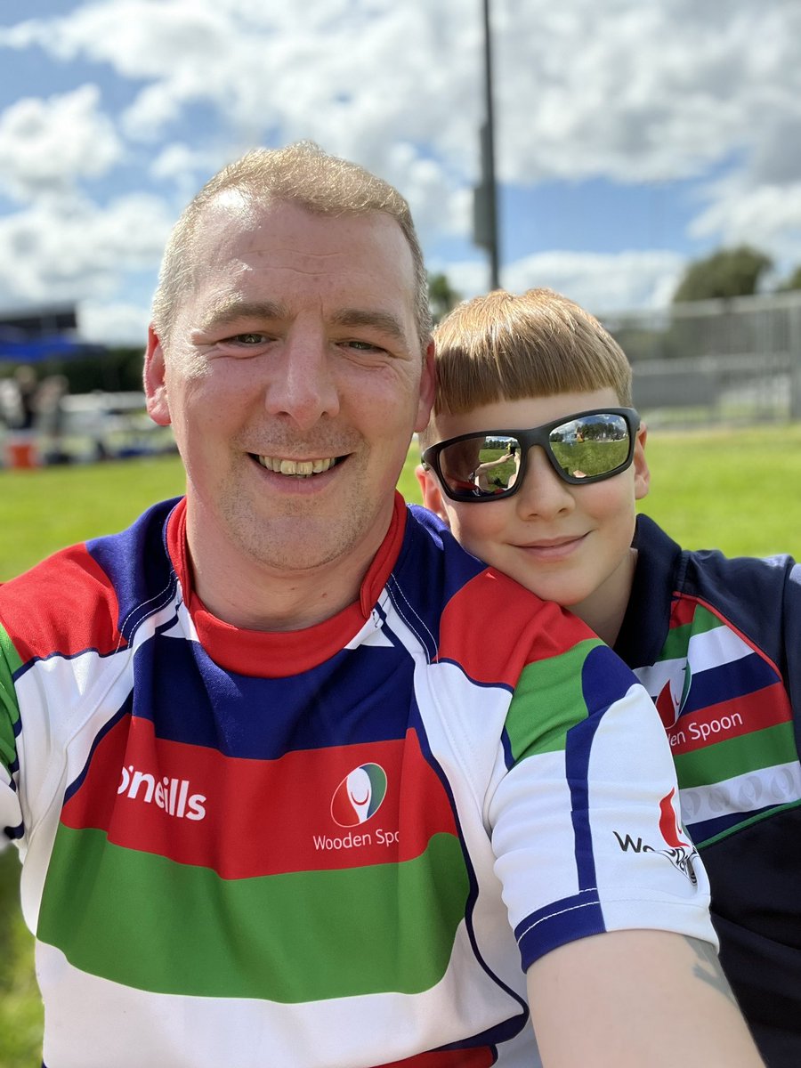 Ni_Butler's tweet photo. Had the absolute honour to captain the @charityspoon vets team at @DerbyRugbyClub 10’s tournament on sat. Boys played out of their skin and we only went and won the thing! 🏆🏉😍⬜️🟩🟦🟥 #Rugby #NoBarriers https://t.co/traLXTK0Zk