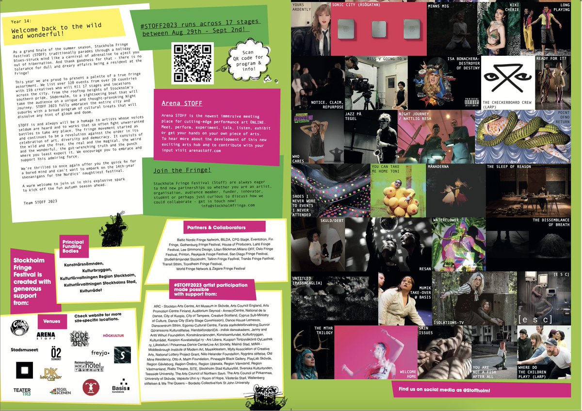 LSmith_Arts's tweet photo. The STOFF2023 programme is here! Can you spot me?
#lorrainesmitharts #takemetoni #fringe #ace_thenorth https://t.co/qwxq8EIq2V
