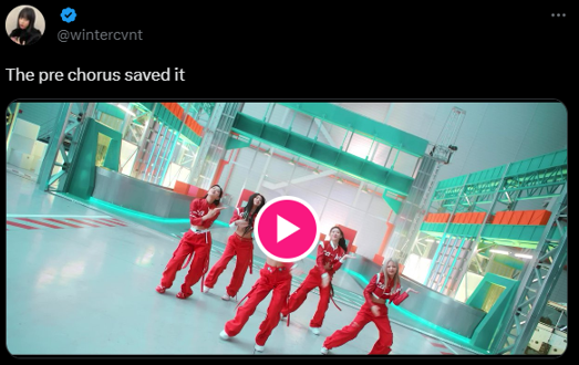 sseoulcafee's tweet photo. so-called music critic calling this the pre chorus https://t.co/ZMOCNwYmsY