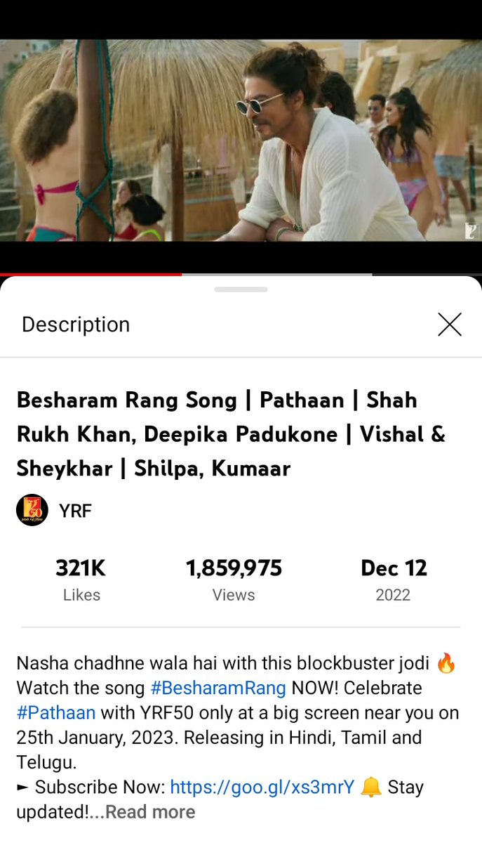 #ZindaBanda vs #BesharamRang 
2hr 37min stats 
Zinda Banda getting mass response  🔥
#jawan