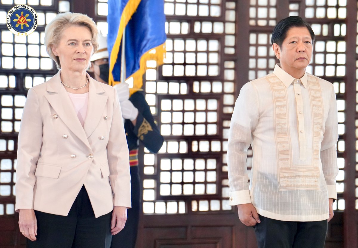 President Ferdinand R. Marcos Jr. hosted the first-ever official visit of a President of the European Commission (EC) to the Philippines as he met with Her Excellency Ursula von der Leyen at the Malacañan Palace today, July 31.