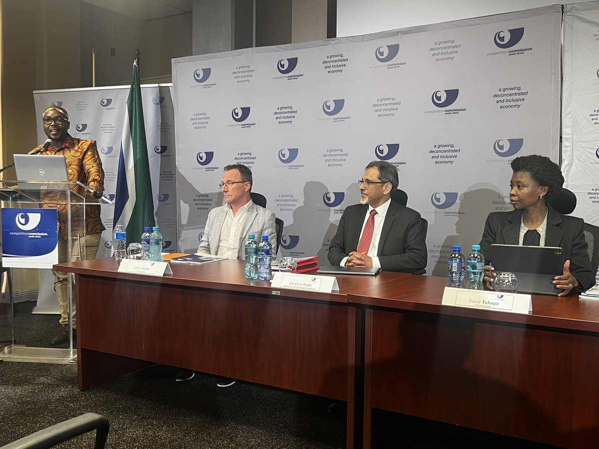 The #CompetitionCommission is today releasing the final report into the online intermediation platforms market inquiry led by Chief Economist James Hodge #OnlineMarketInquiry #SABCNews