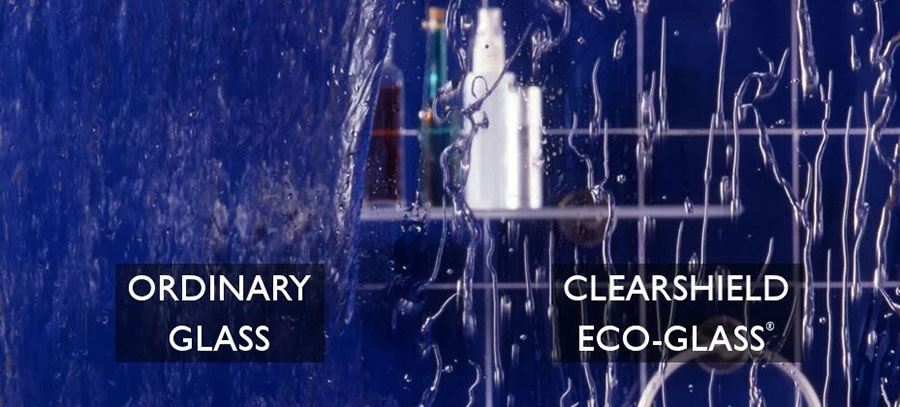 ClearShield is a special polymeric coating applied to glass which allows water beads to run off quickly, thus reducing limescale, dirt & stains.
Ideal for use in shower glass & external balustrades, but it can be used anywhere glass is exposed to moisture.
ow.ly/2kiy50PgUcF