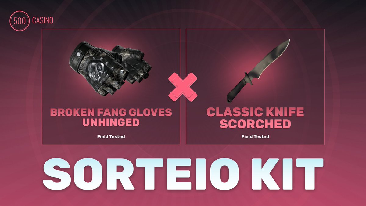 🔥 Alguém pediu um sorteio? 🔥

Requisitos:
🎯Seguir: <a href="/500Casino_BR/">500 Casino BR</a> 
🎯Like + RT
🎯Identificar um amigo

🏆 Vencedor será anunciado dia 15 de Agosto