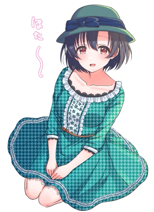 イラスト本用に描いてたほたる本の方では切り取られてしまってもったいないので全身アップ 