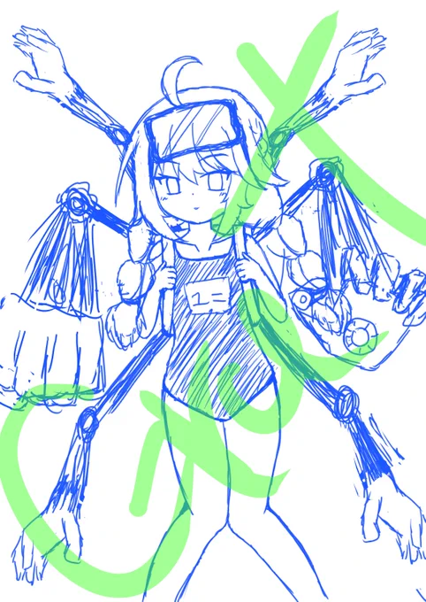 #今月描いたイラストを晒そう #プリコネR 謎の40度の熱が2回出て全然書けんかったです 