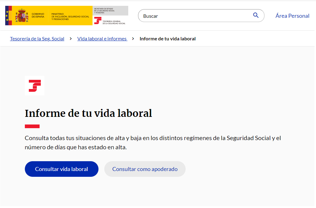 info_TGSS's tweet photo. 📝 La Tesorería General de la Seguridad Social facilita tu informe de #VidaLaboral sin desplazarte.

✅ Accede a #Importass de forma gratuita.

👉 https://t.co/qMz9UdNsF7 https://t.co/dGkISAWEmc