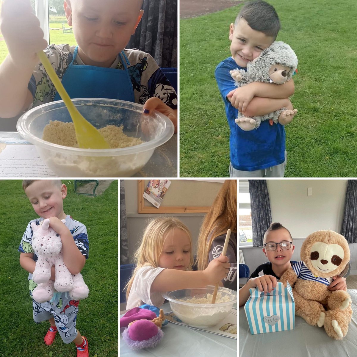 Yesterday, over 30 children from our special Sunflowers families attended two Teddy Bears’ picnic events. With baking in conjunction with J’aime Les Creations, aka The Cake Lady, they made their own scones and sandwiches and chose a new soft toy friend each. 🌻