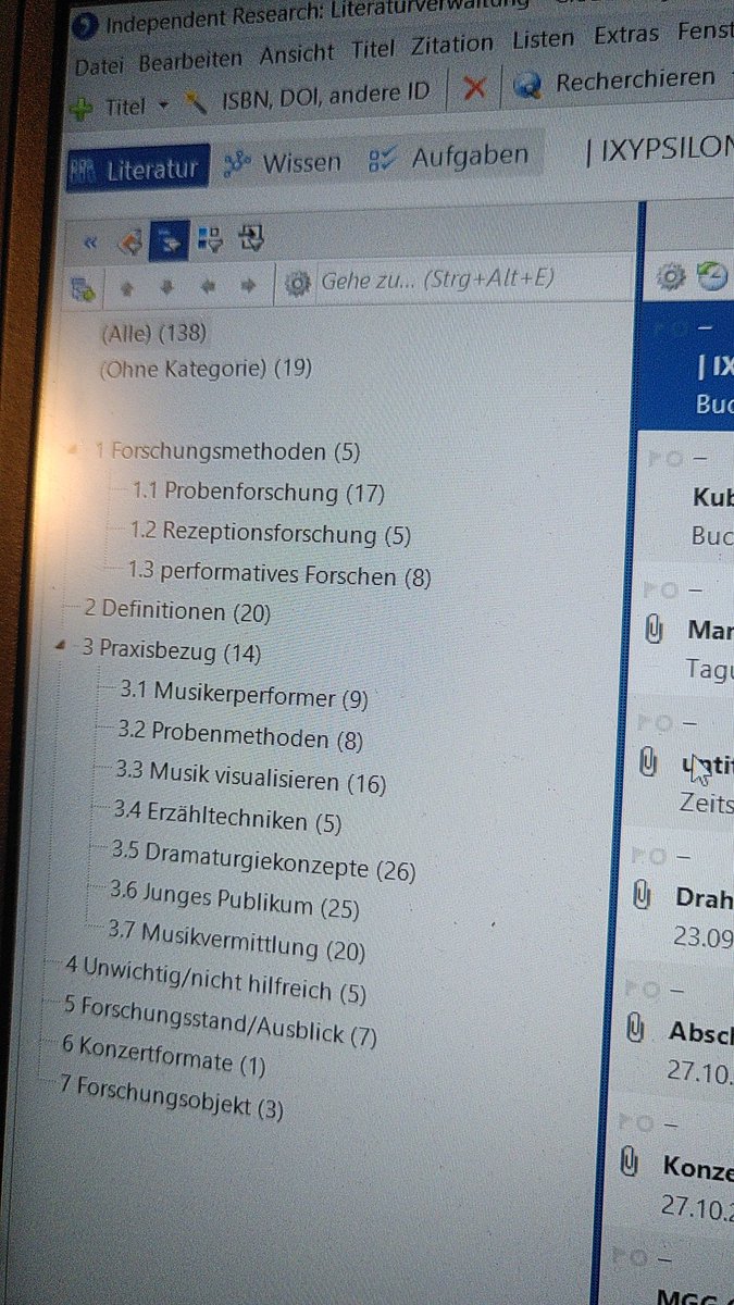 gute_Lau_Ne's tweet photo. Ich bin vielleicht etwas eskaliert bei der Literaturrecherche für meine Masterarbeit.
Jetzt heißt es sichten, sortieren und gnadenlos als "nicht hilfreich" katalogisieren.
#Musiktheater #Konzert #jungesPublikum #forschung #neueFormate #unilife https://t.co/ajEQ7t1uJH