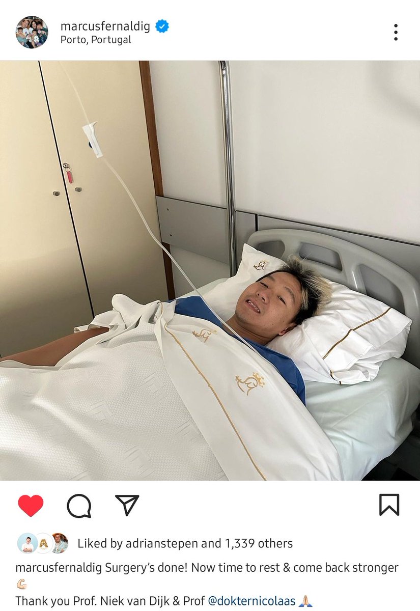 kevingideonfc's tweet photo. Kabar melegakan datang dari Portugal ✨️

Koh Sinyo telah selesai menjalani operasi utk yg kedua kalinya, dan kini akan menjalani masa pemulihan.

Kita doakan yg terbaik untuk Koh Sinyo yaaa #TeamMinions semua 🤗🙏 https://t.co/L1jZiw1A37