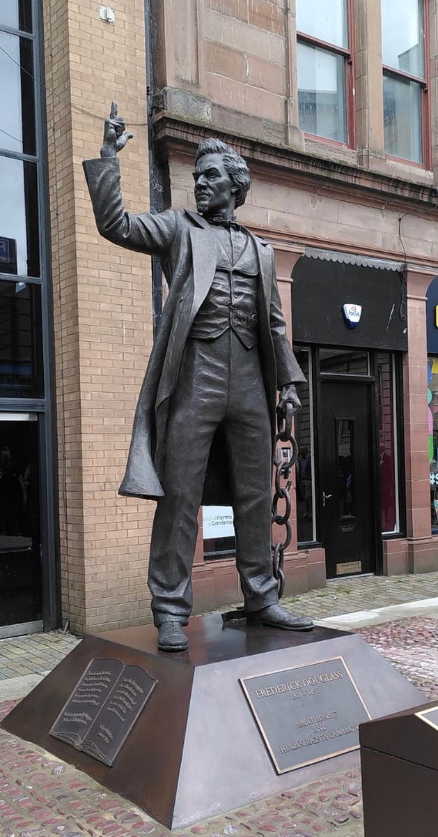 The Frederick Douglass statue has just been unveiled in Belfast. 

#FrederickDouglass #Belfast #Abolitionist