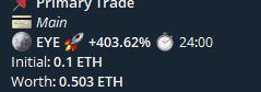 GohanWeb3's tweet photo. Just a quick 2x to 7x before going to bed..🧑‍🍳

Depending on where people bought my calls.

Some were cheeky to buy before lock + renounce &amp; some bought after..

Either way let's fkn goo.. 🚀 🔥

Show me some love below + RT if you want to be considered to get in The Playground 😘 https://t.co/s66AH76qkC